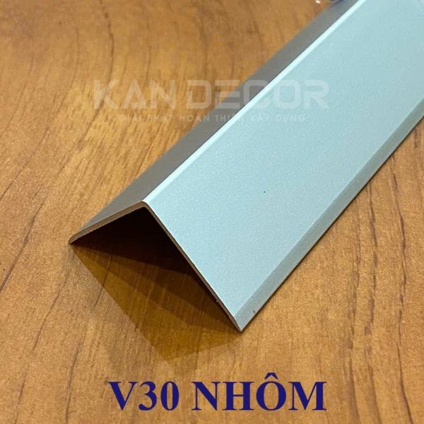 Nẹp Nhôm V30 Màu Nhôm