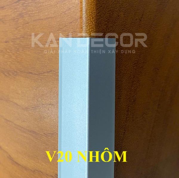 Nẹp Nhôm V20 Màu Nhôm