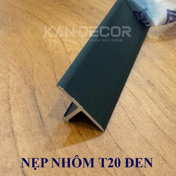 Nẹp Nhôm T20 Màu Đen