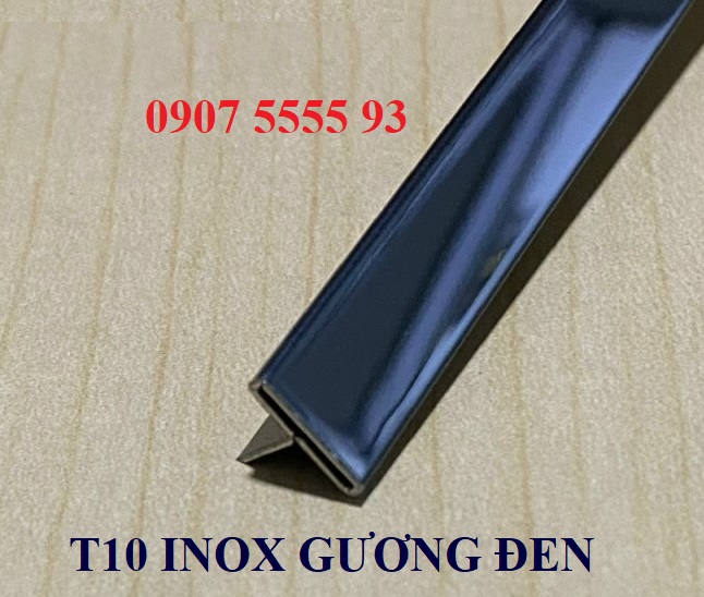 Nẹp T10 Inox Đen Bóng