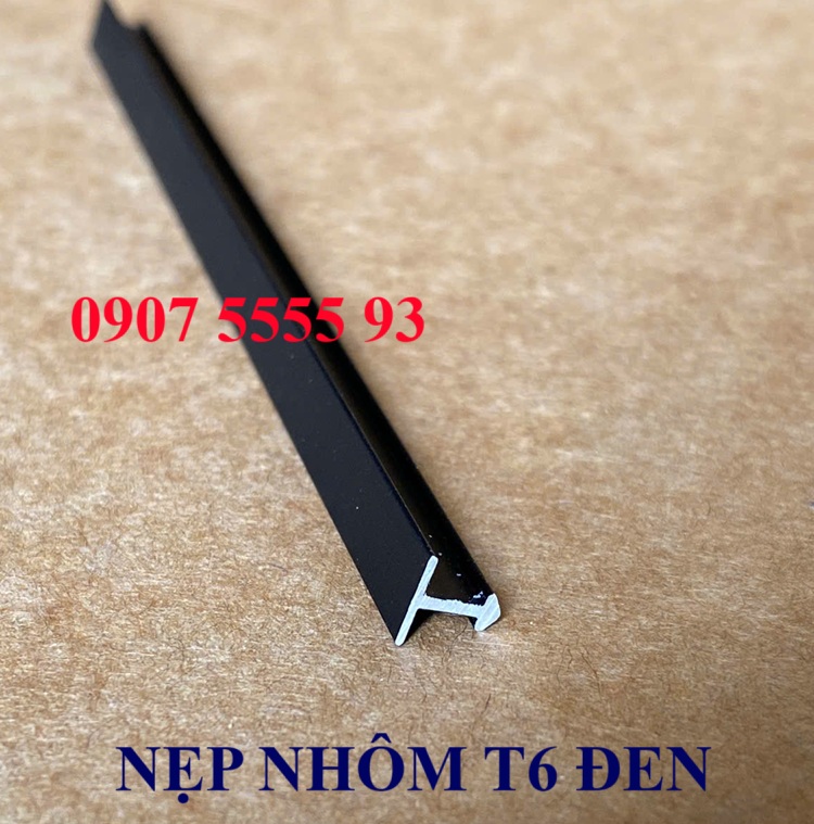 Nẹp Nhôm T6 Đen