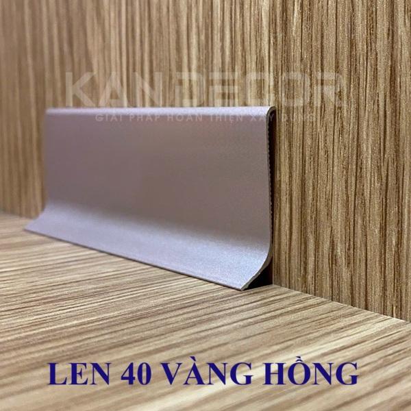 Len Nhôm Chân Tường K40 Vàng Hồng