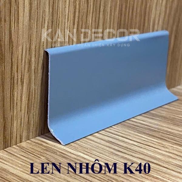 Len Nhôm Chân Tường K40 Xám Ghi